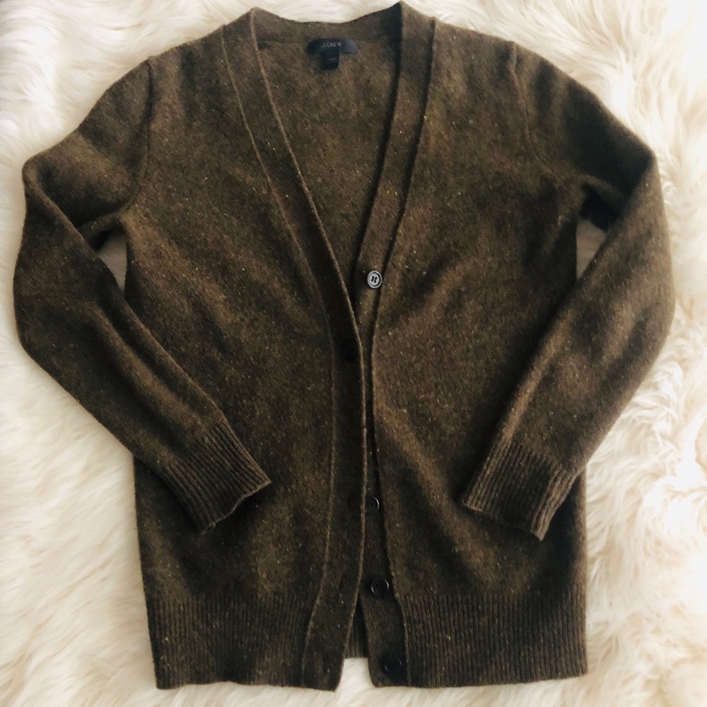 JCrew green sweater